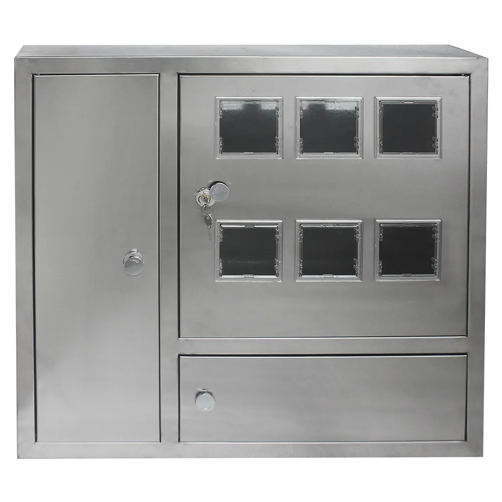 Boîte de compteur électrique métallique