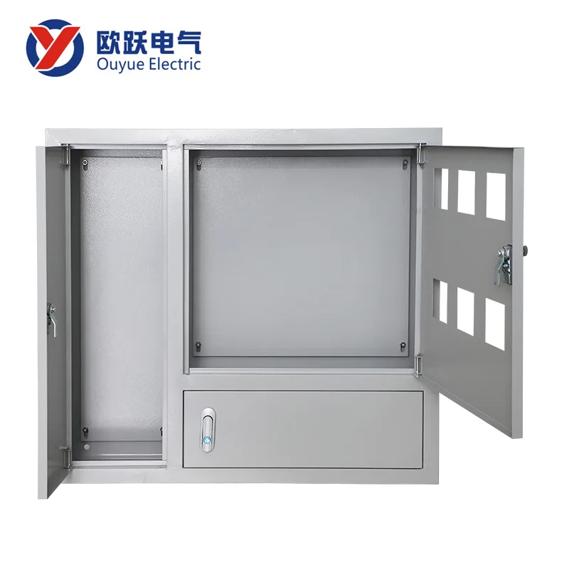 Boîte de compteur électrique dissimulée à l'intérieur en fer